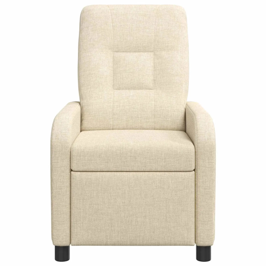 Poltrona reclinabile Crema Tessuto 42035028