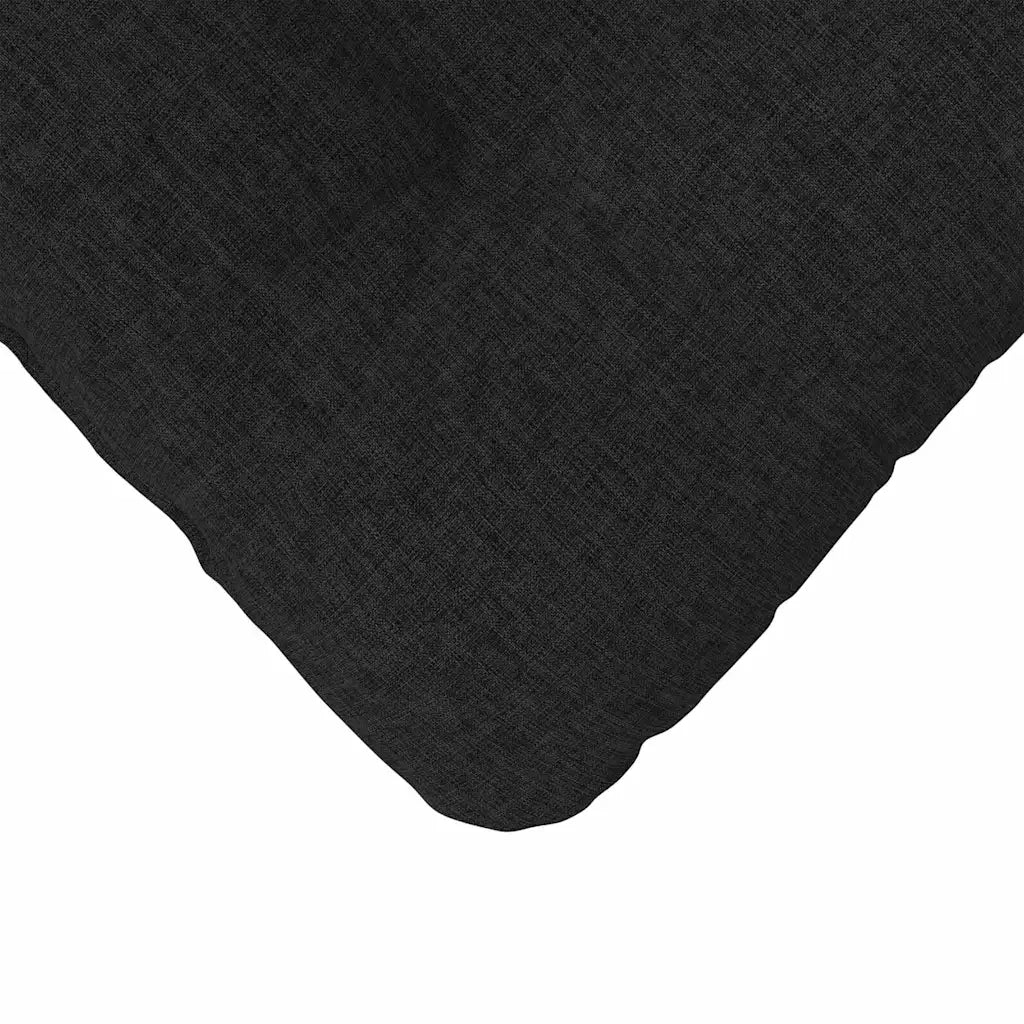 Cuscini per Seduta 4 pcs Nero 40 x 40 x 12 cm Tessuto 42015062