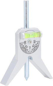 Centrato a Tubo con Bubble Graduata Regolabile - Marcatore di Punto di Tubo - Acciaio Inossidabile - 15,5 x 10,5 cm - 307g - Duraturo e Facile da Usare - Misuratore di Tubo