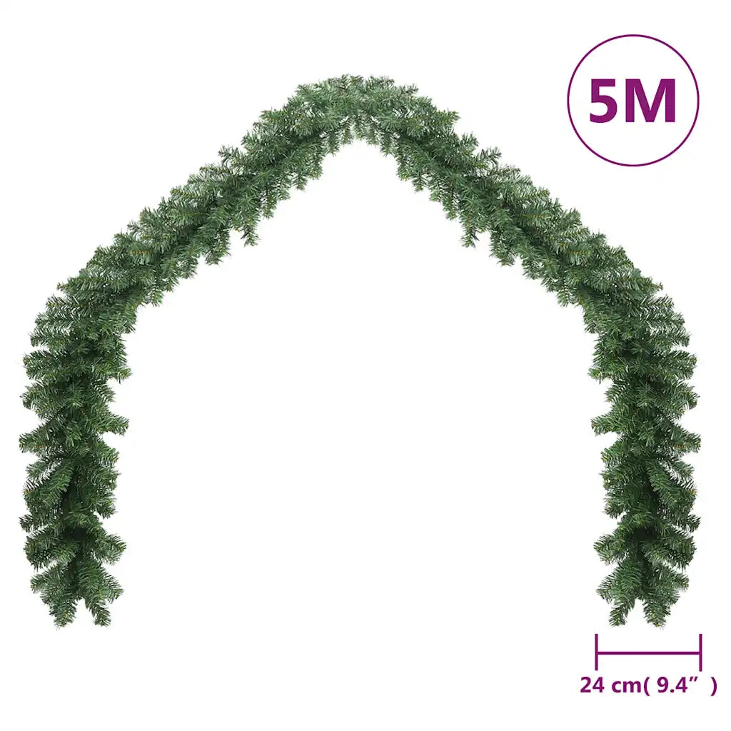 Ghirlanda di Natale in PVC 5 m 246403