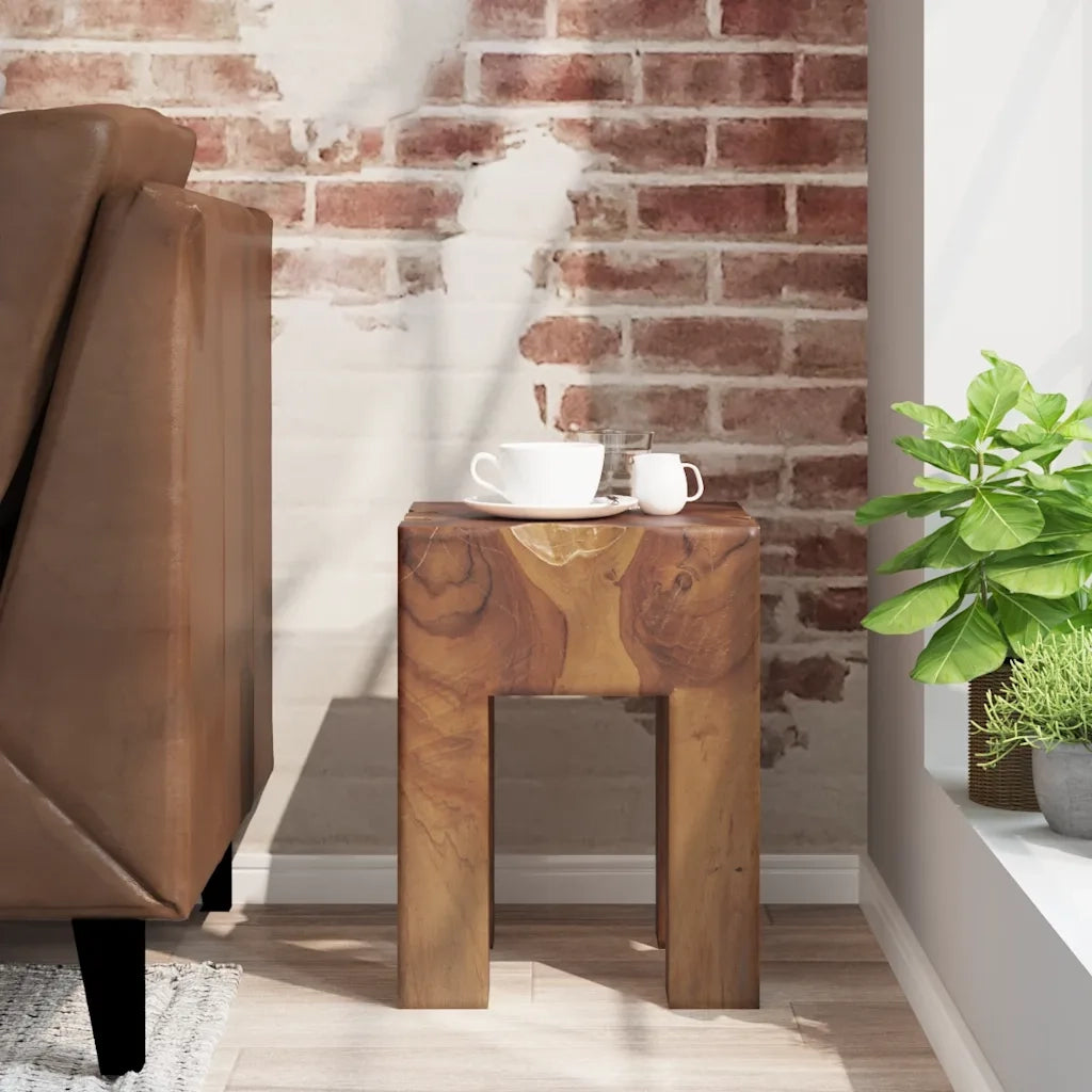 Sgabello in Legno Massello di Teak 243471