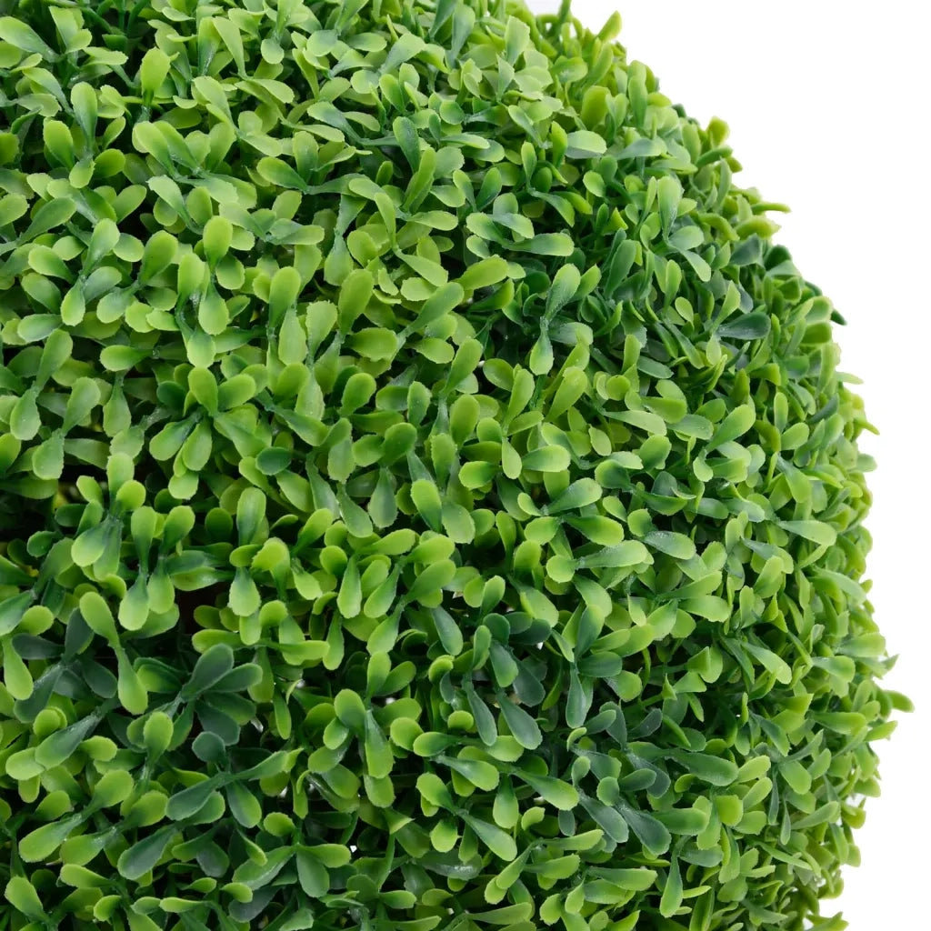 Pianta di Bosso Artificiale a Sfera con Vaso-Piante Decorative Verde 50 cm