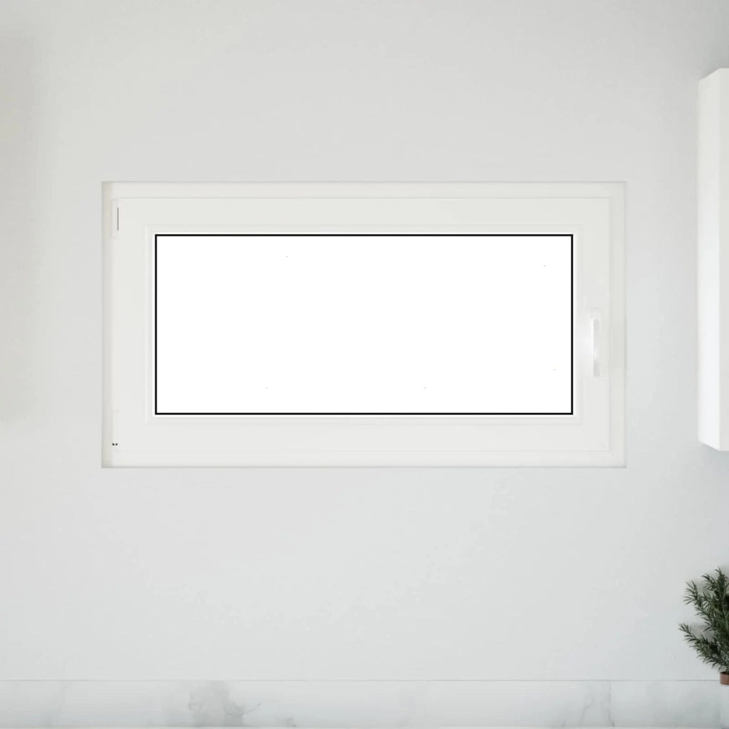 Finestra per Soffitta RISOR Bianco 110 x 50 cm PVC e Vetro 42047256