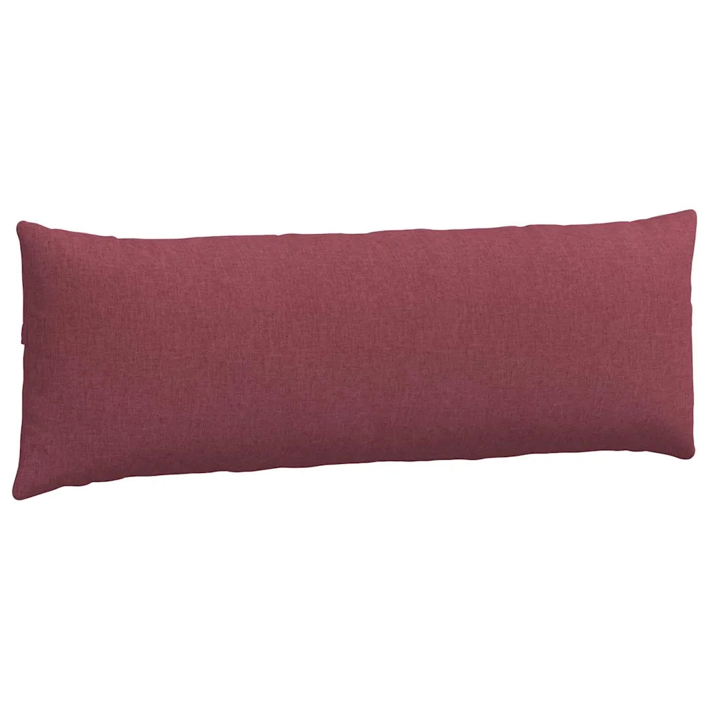 Cuscini da Divano 2 pcs Rosso Vino 120 x 40 cm Tessuto 42013785