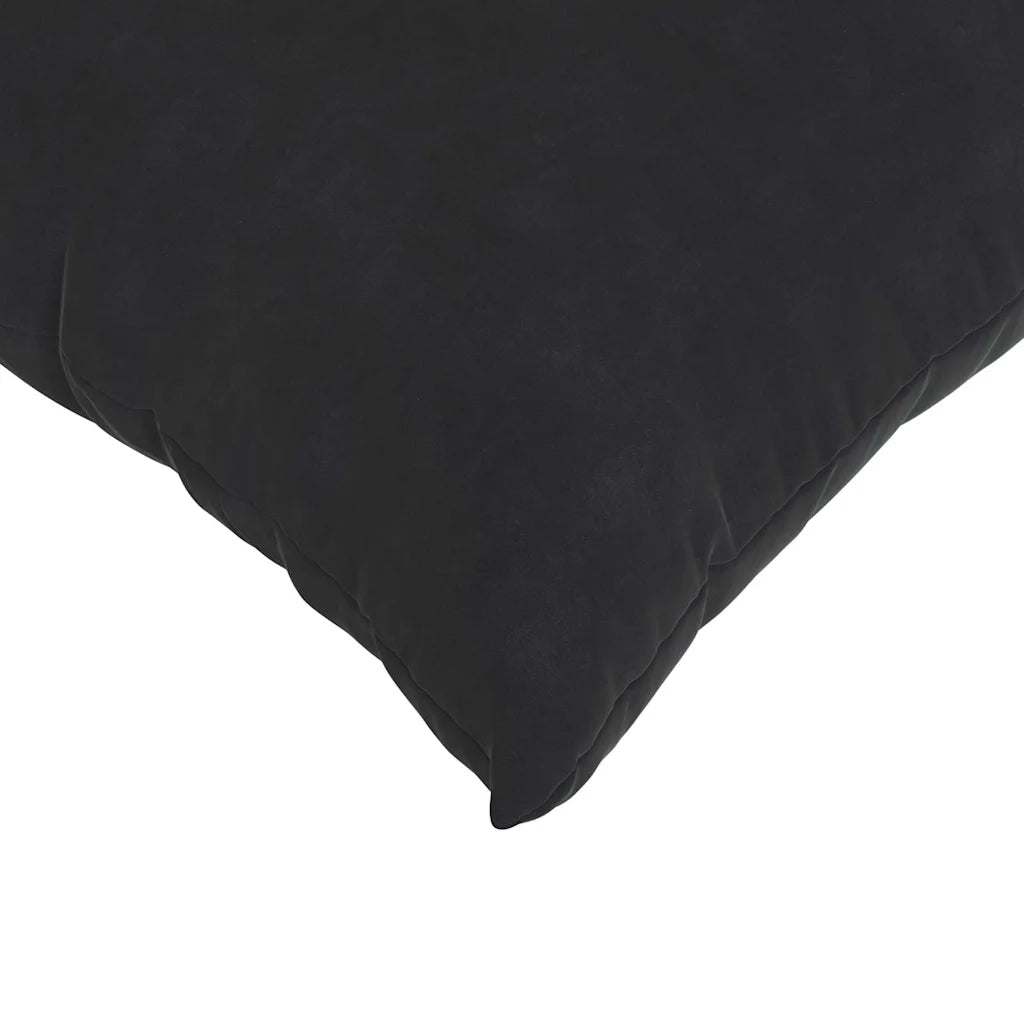 Cuscini da Divano 2 pcs Nero 80 x 40 cm Tessuto in Cords 42013719