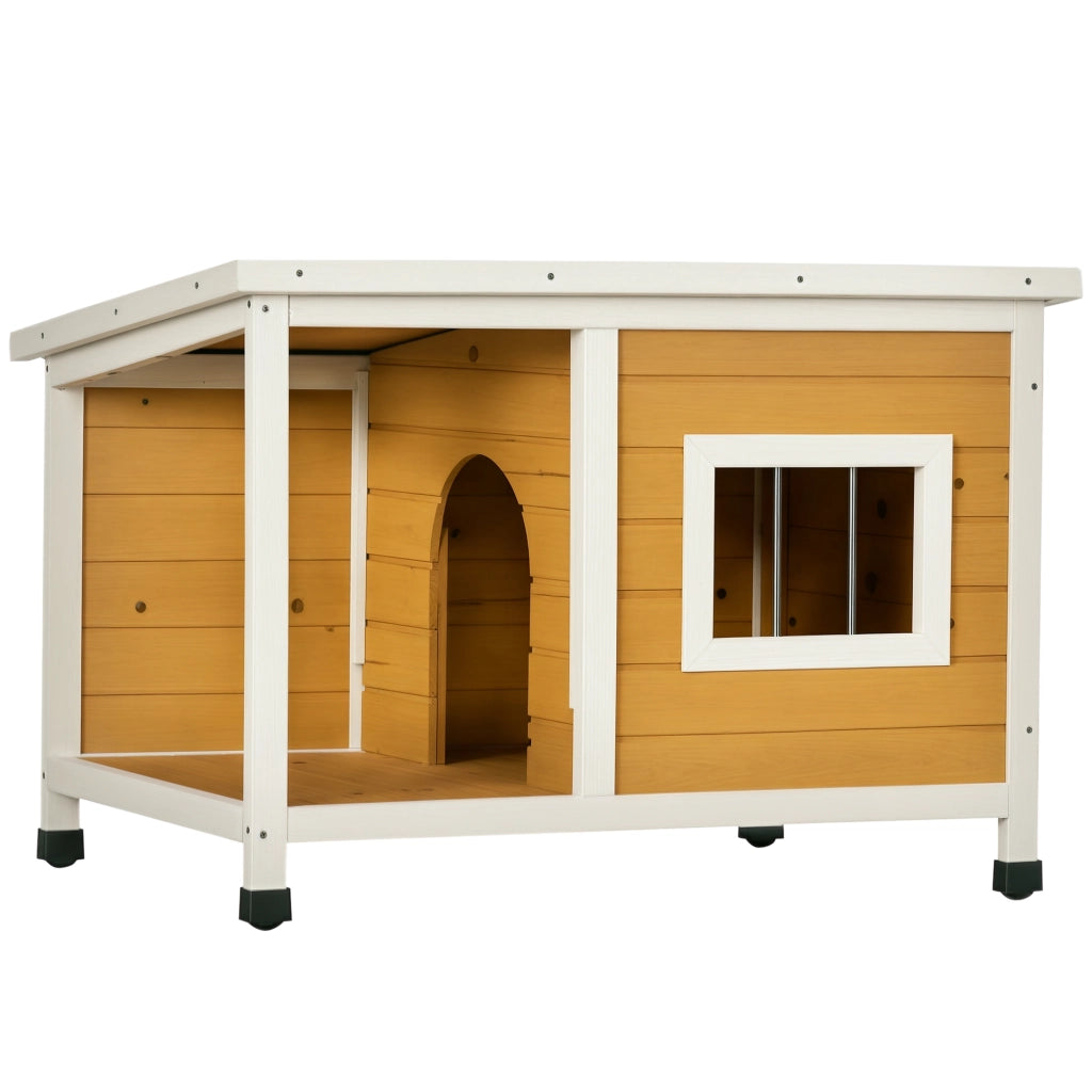 Cuccia per Cani da Esterno in Legno ¨C Minimal ¨C 85.5x62x60 cm