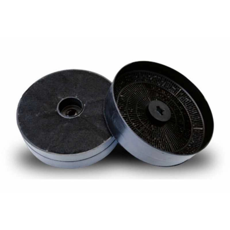 KIT 2PZ FILTRI CAPPA CARBONE ATTIVO GALVAMET 17,2cm spes 43mm WHIRLPOOL TURBOAIR - TURBOAIR