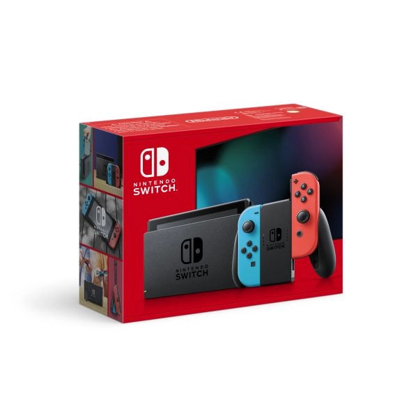 Nintendo switch rosso neon/blu neon [ed.2022], schermo 6.2 pollici - 10010570