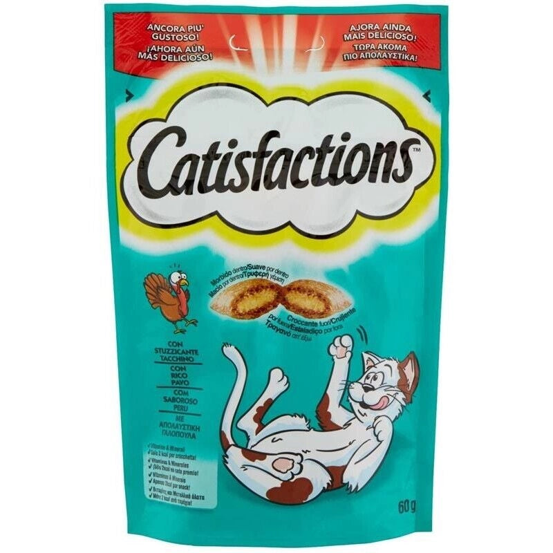 CATISFACTION SNACK AL TACCHINO 60 GR