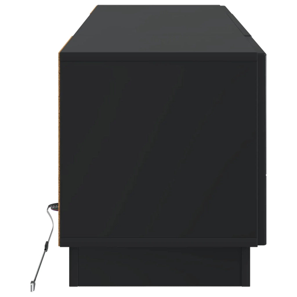 Mobile TV LED Nero Legno ingegnerizzato 897346