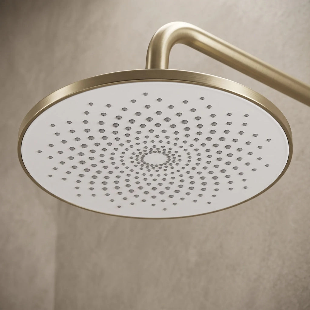 Soffione Doccia Rotondo Rea Js-021 Gold Brush
