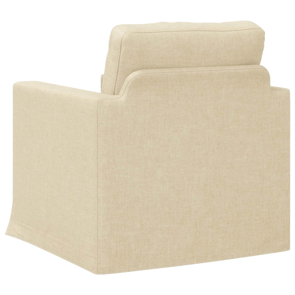Divano Crema 78 x 78 x 80 cm Tessuto