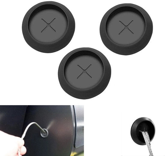 Accessori per griglia in silicone - 3 pezzi - Accessori per griglia - Gomme di sigillatura - Anelli di sostituzione - 24 mm di diametro esterno