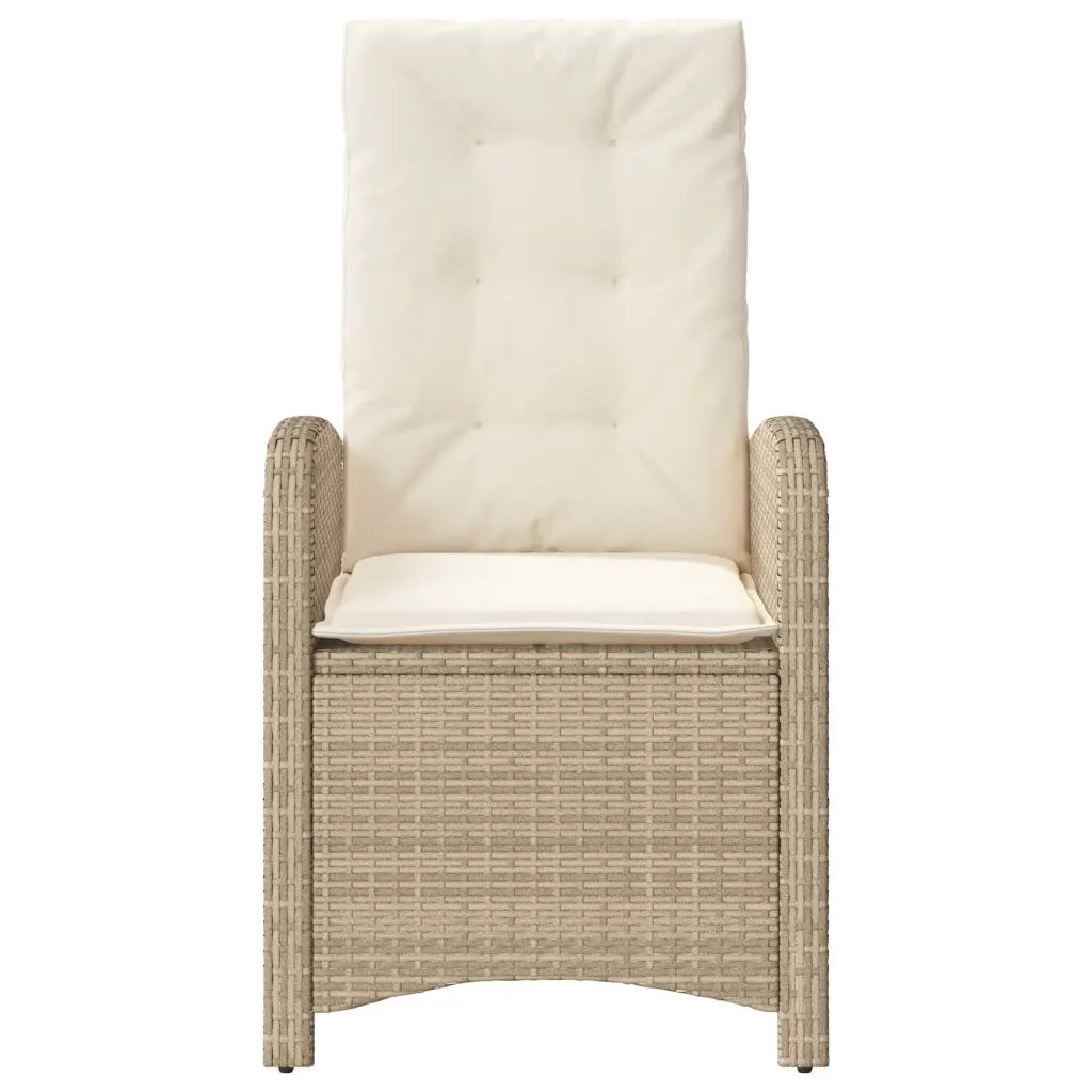 Set da Bistrò 3 pz con Cuscini Beige in Polyrattan 365180