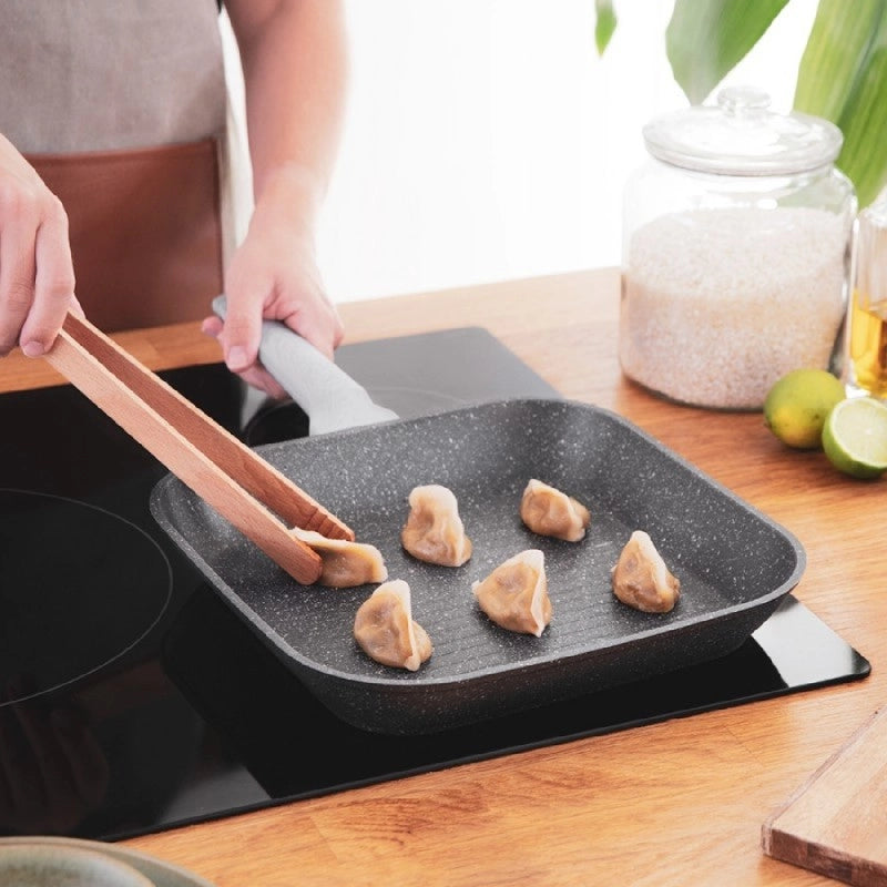 CECOTEC 03152 - Padella Grill Polka Exclusive 28 Grill Wood&Rock