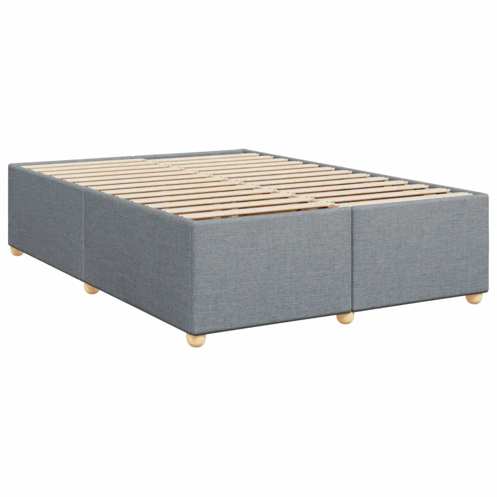 Letto box spring con materasso Grigio Chiaro 160 x 200 cm 3450986
