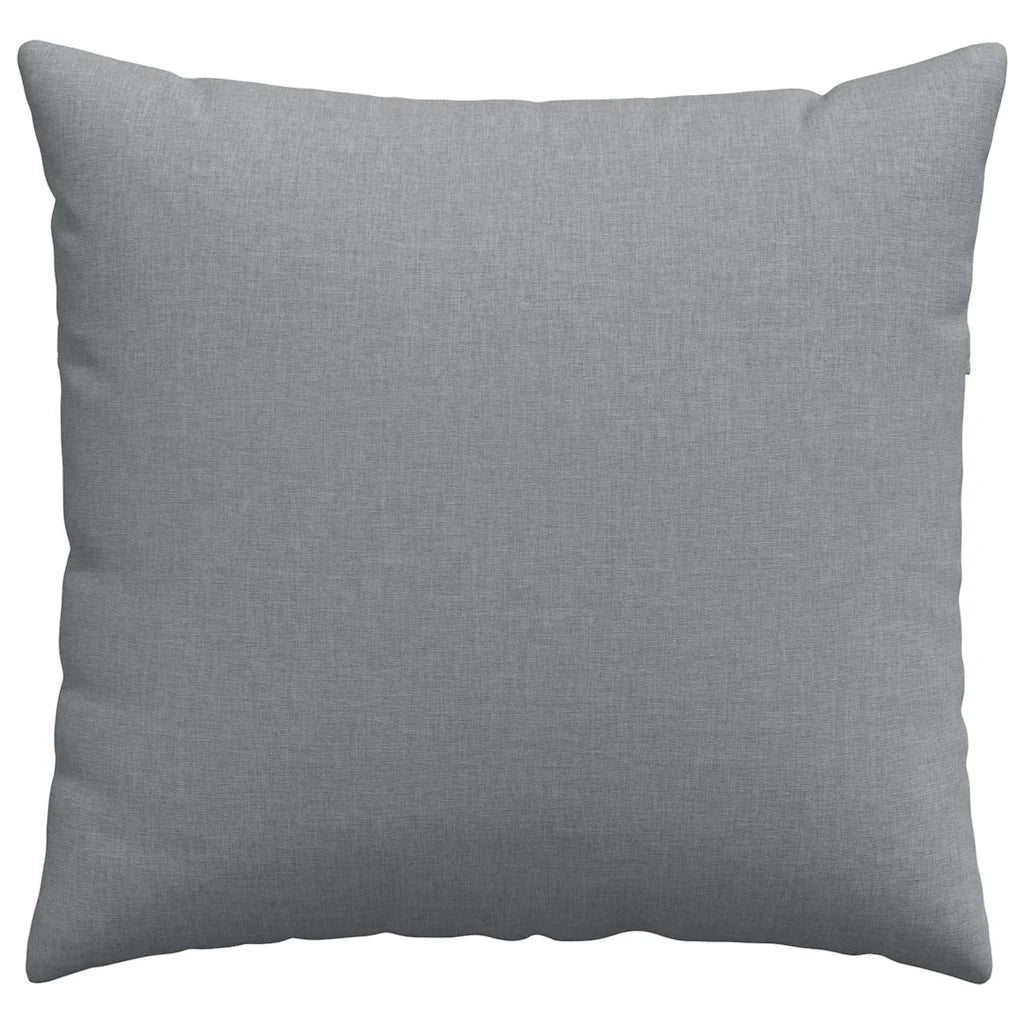Cuscini da Divano 2 pcs Grigio chiaro 45 x 45 cm Tessuto 42013911