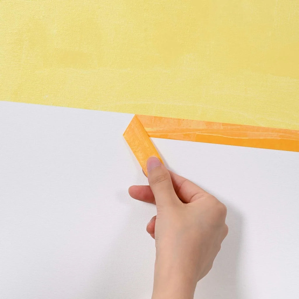 Nastri Adesivi per Pittori 6 pz Giallo 25mm x 50m Carta CFW6723078
