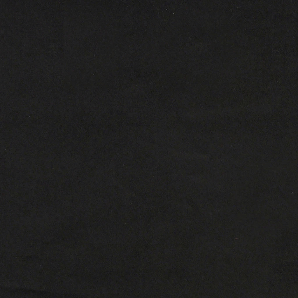 Sdraio con Cuscino e Bracciolo Destro in Velluto Nero 4009812