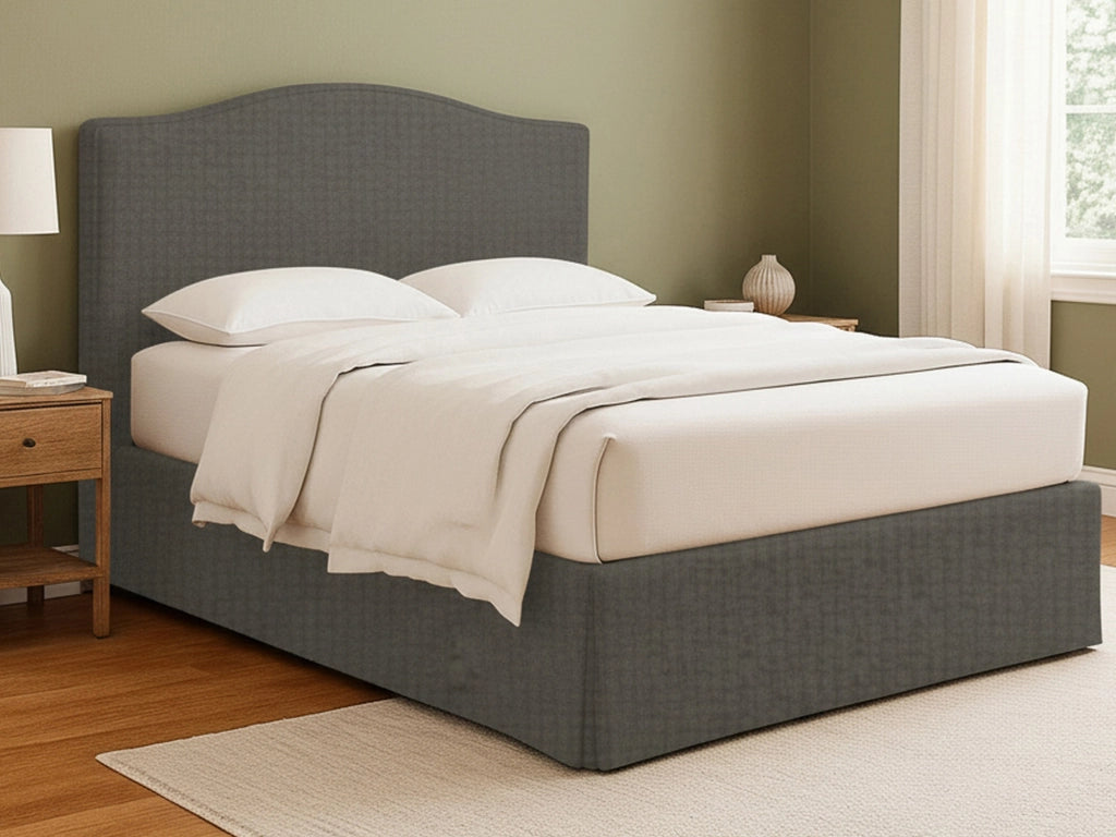 Blyth, Letto Piazza e Mezza Sfoderabile Made in Italy, Grigio Tortora