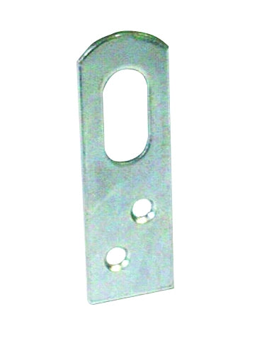 LASTRINA DIRITTA ACCIAIO ZINCATO 100 PZ.  con finestra mm. 80