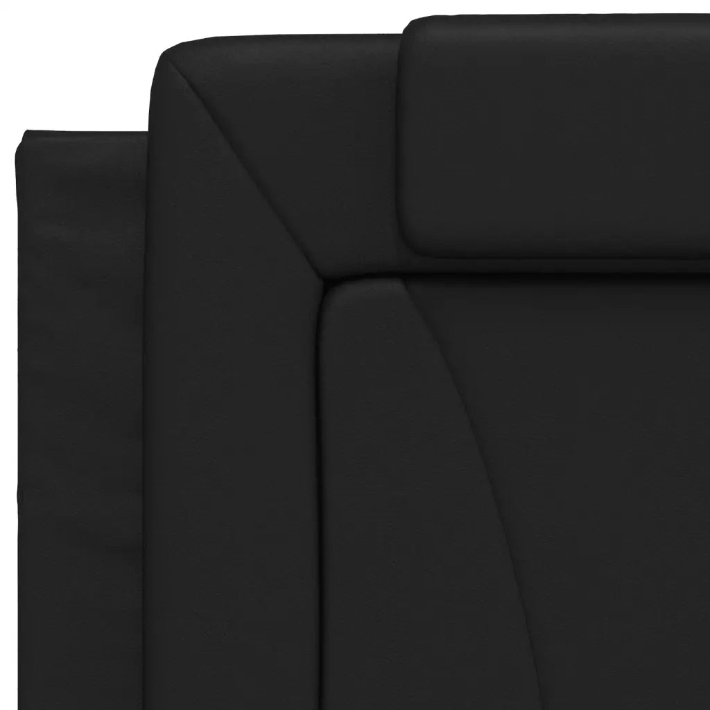 Cuscino Testiera Viana Nero 90 cm in Similpelle 374767