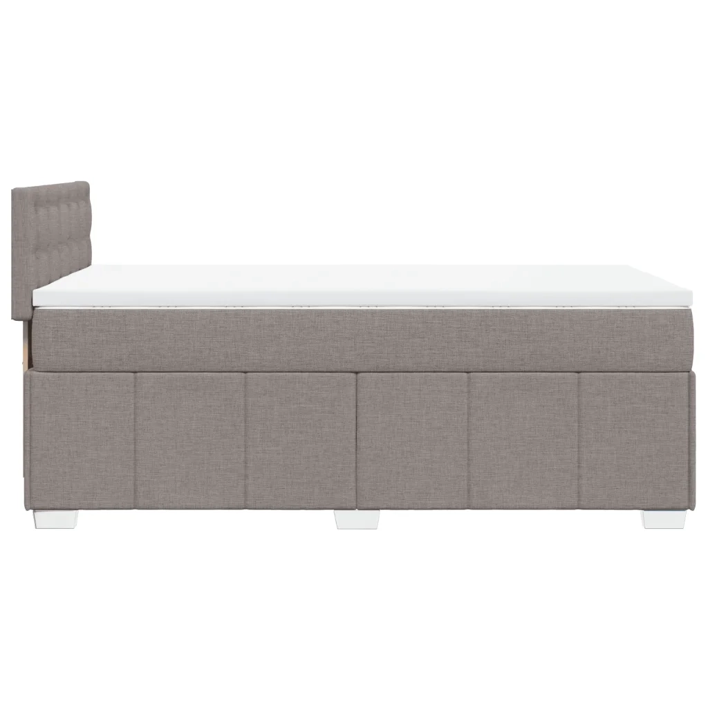 Giroletto a Molle con Materasso Tortora 90x200 cm inTessuto 3289269