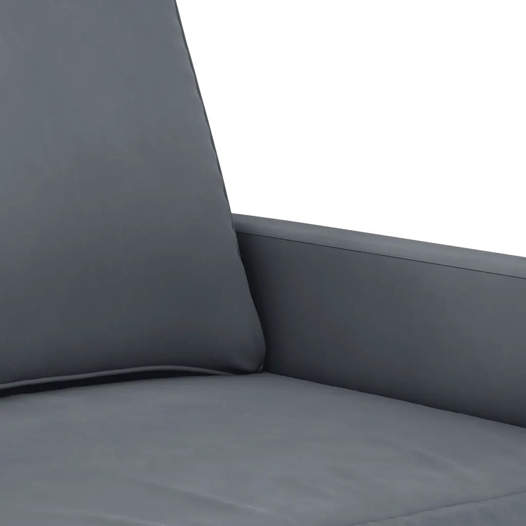 Set di Divani 3 pz con Cuscini Grigio Scuro in Velluto 3201955