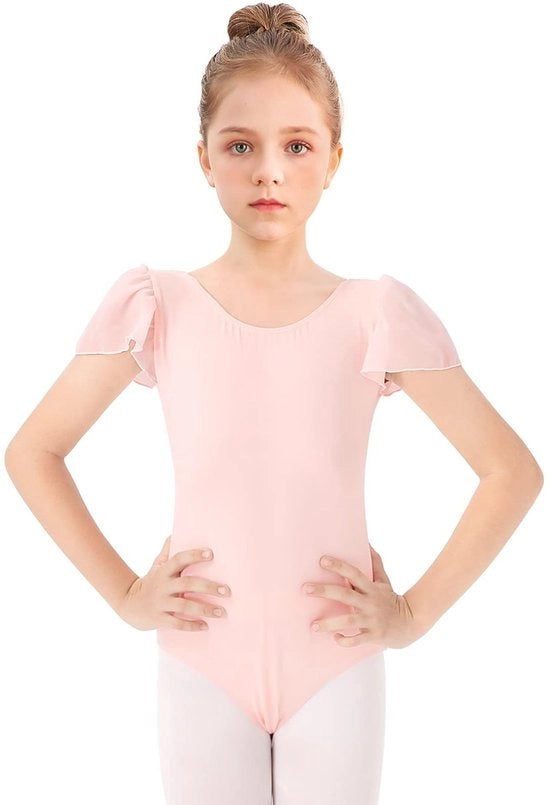 Paketto di danza Premium Qualità - Pofmouwen - Corpo di danza - Rosa - 3-12 anni - Respirabile e confortevole - Abito da danza