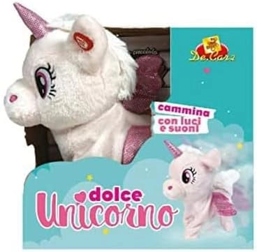 DE. CAR Dolce Unicorno Cammina Luci e Suoni Assoritto