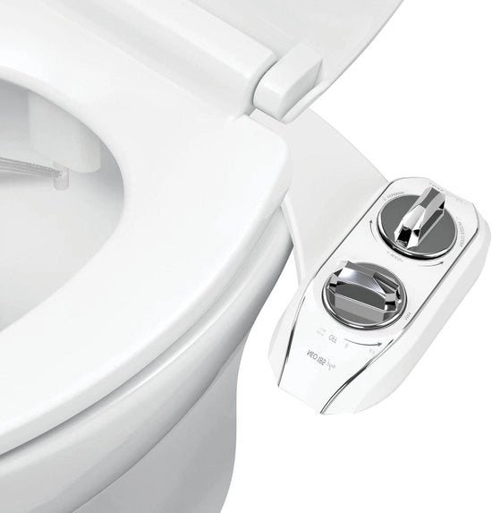 Bidet-Toiletbril Plus - Prossima Generazione con Scharniere EZ-Lift - Doppia Funzione di Aspersione - Modalità di Pulizia Automa 360° (Acciaio Inox)