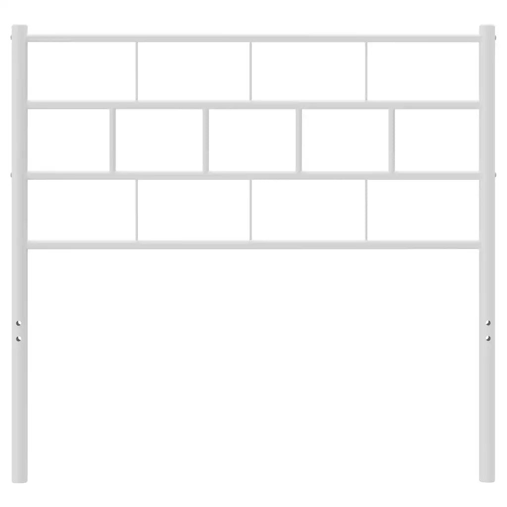 Testiera di Ricambio in Metallo Bianco 80 cm 355735