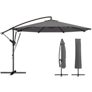 Ombrellone da Giardino ¨C Minimal ¨C Grigio Scuro