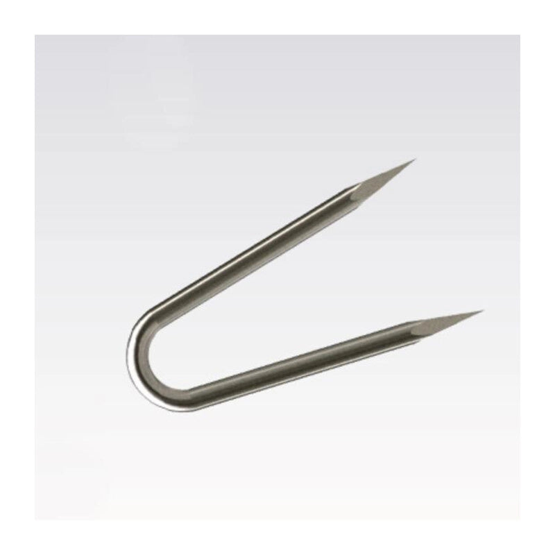 C CHIODI CAMBRETTE DOPPIA PUNTA A U BL.100G 13X40- 6,0 pz