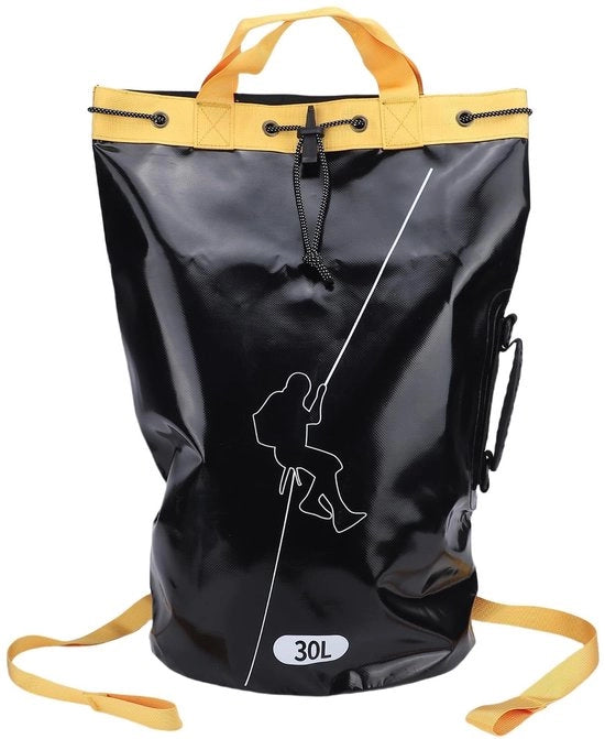 Borsa di stoccaggio professionale 45L - PVC - Duraturo - Respiro - Sicura con clip di corda - Corda di stoccaggio