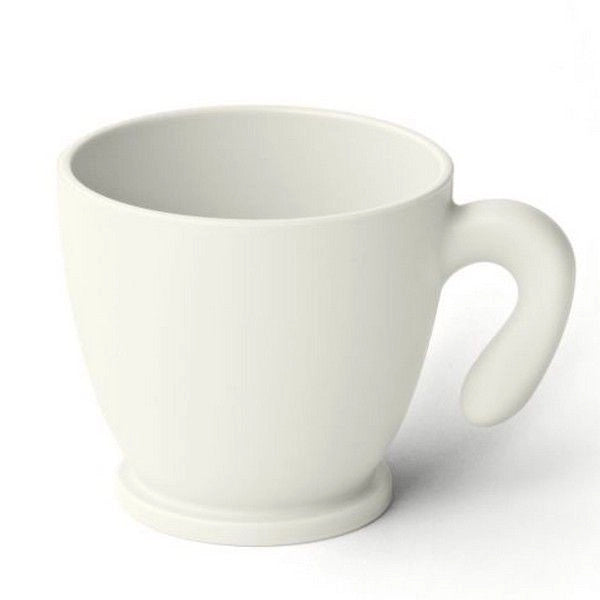 Tazzina da caffè chef line bianco latte