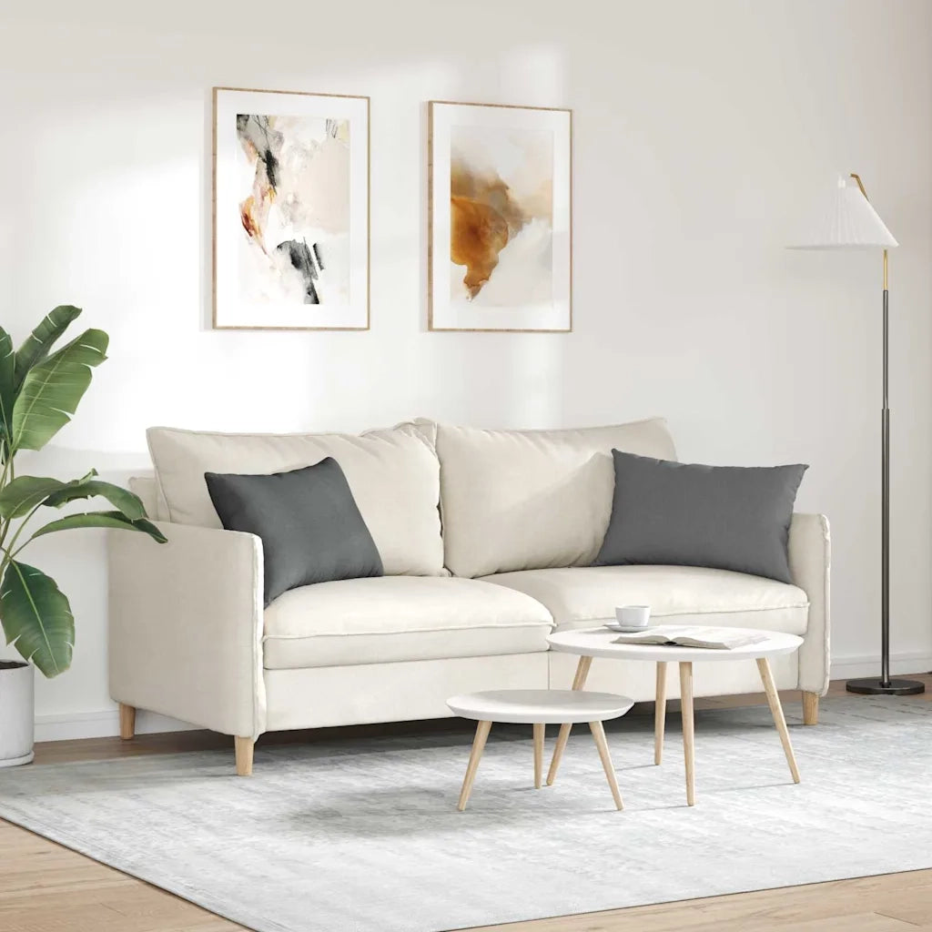 Cuscini da Divano 2 pcs Grigio scuro 60 x 40 cm Tessuto 42013654