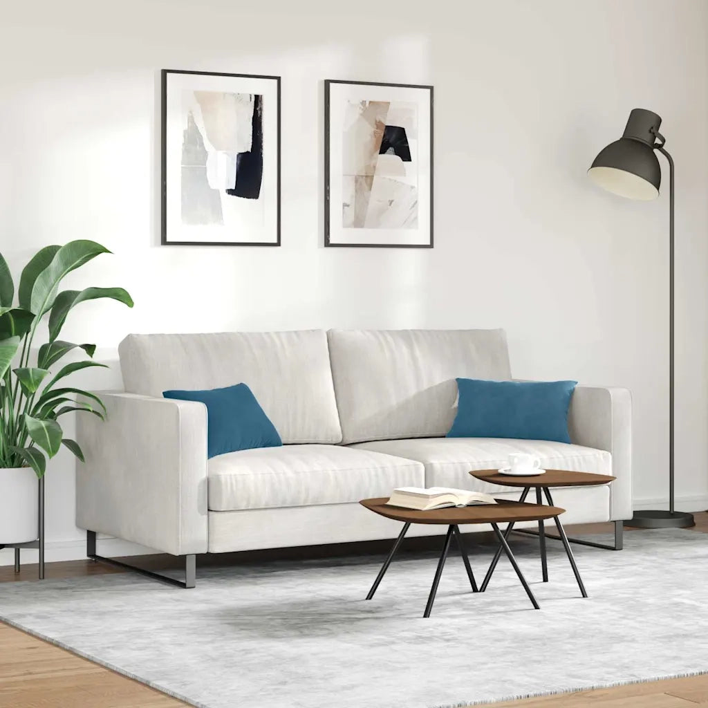 Cuscini da Divano 2 pcs Blu 50 x 30 cm Tessuto in Cords 42013626