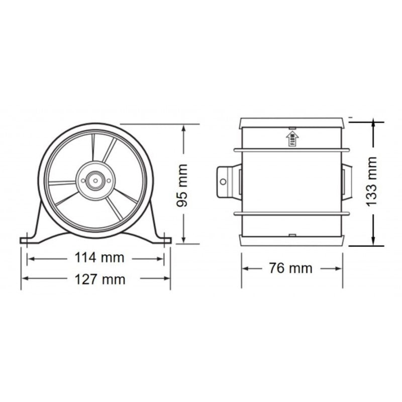 BLOWER 3' 12V