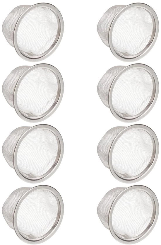 Strainer per Tè in Acciaio Inossidabile - Infusore per Tè - Filtro Riscaldabile - 6,5 cm - Strainer per Tè