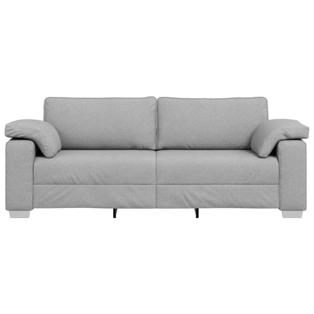 Divano 3-Persone Grigio Nuvola 220 cm Tessuto 4105245
