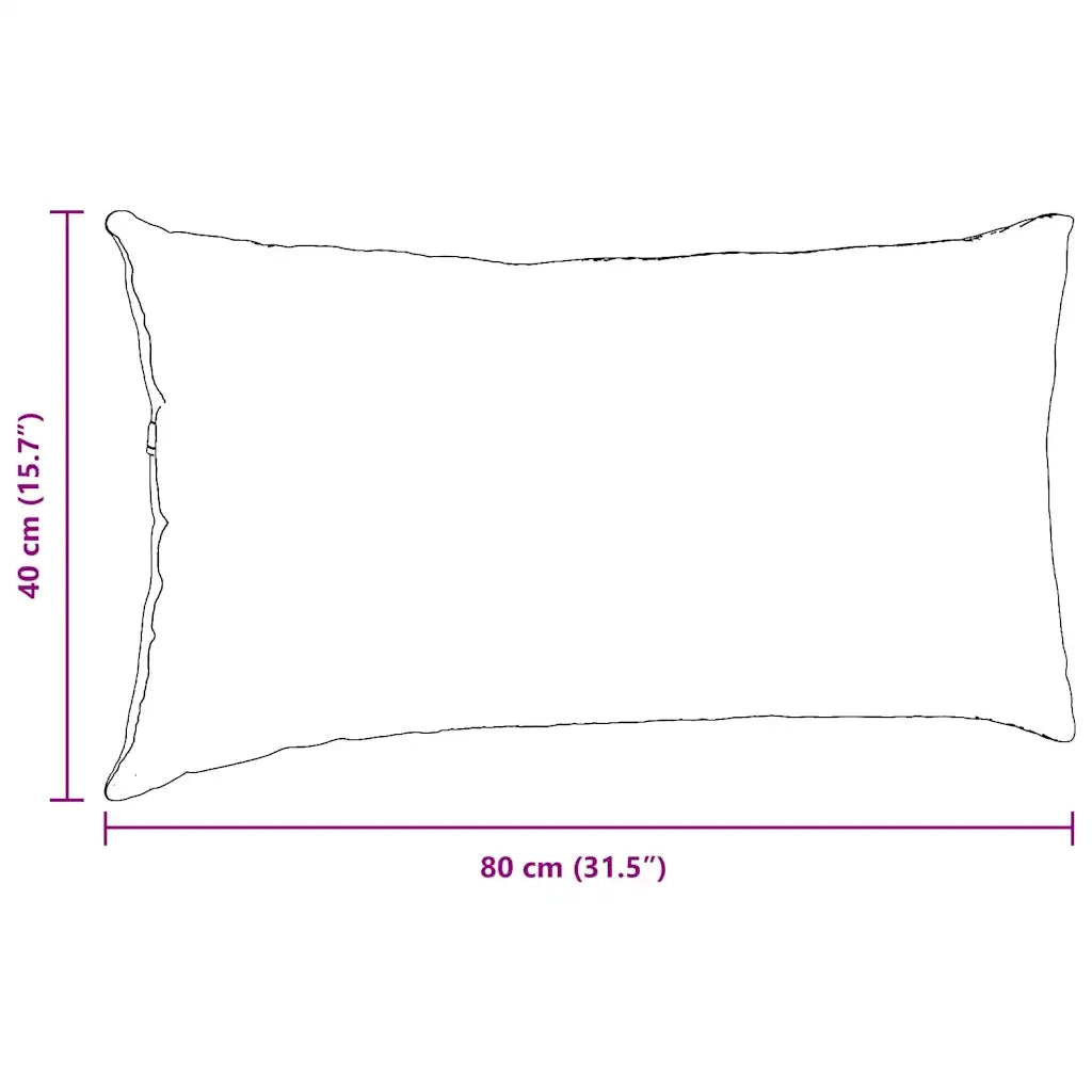 Cuscini da Divano 2 pcs Rosa 80 x 40 cm Tessuto 42013711