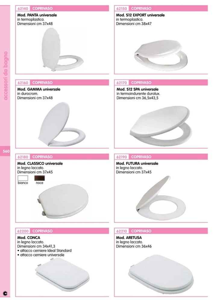 1pz coprivaso durofort bianco serie gamma z2 cm 37x48 cod:ferx.39859