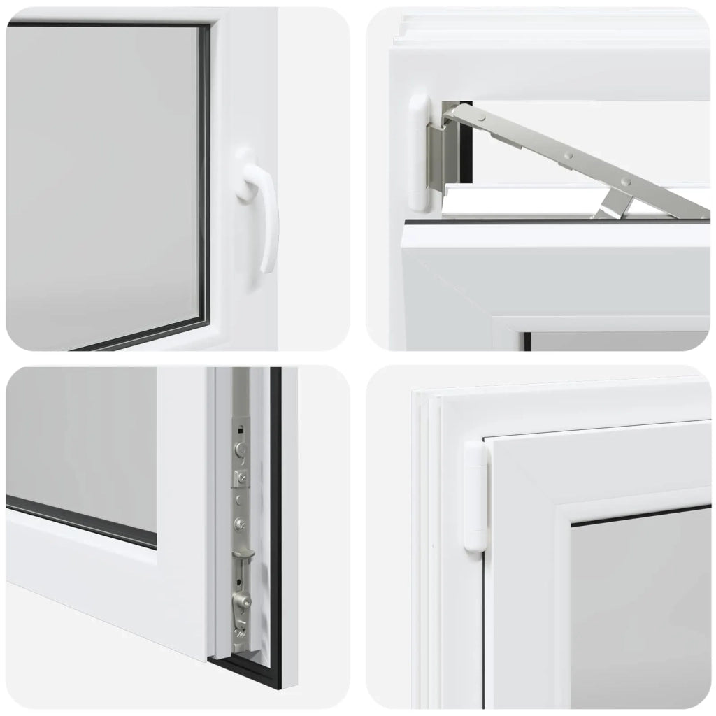 Finestra per Soffitta RISOR Bianco 120 x 60 cm PVC e Vetro 42047220