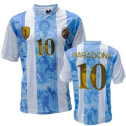 Maglietta da calcio replica ufficiale - Maglietta da calcio Argentina - Maglietta da calcio per bambini - Maglietta da calcio per adulti - Disegno senza tempo - Maglietta da calcio con cappuccio