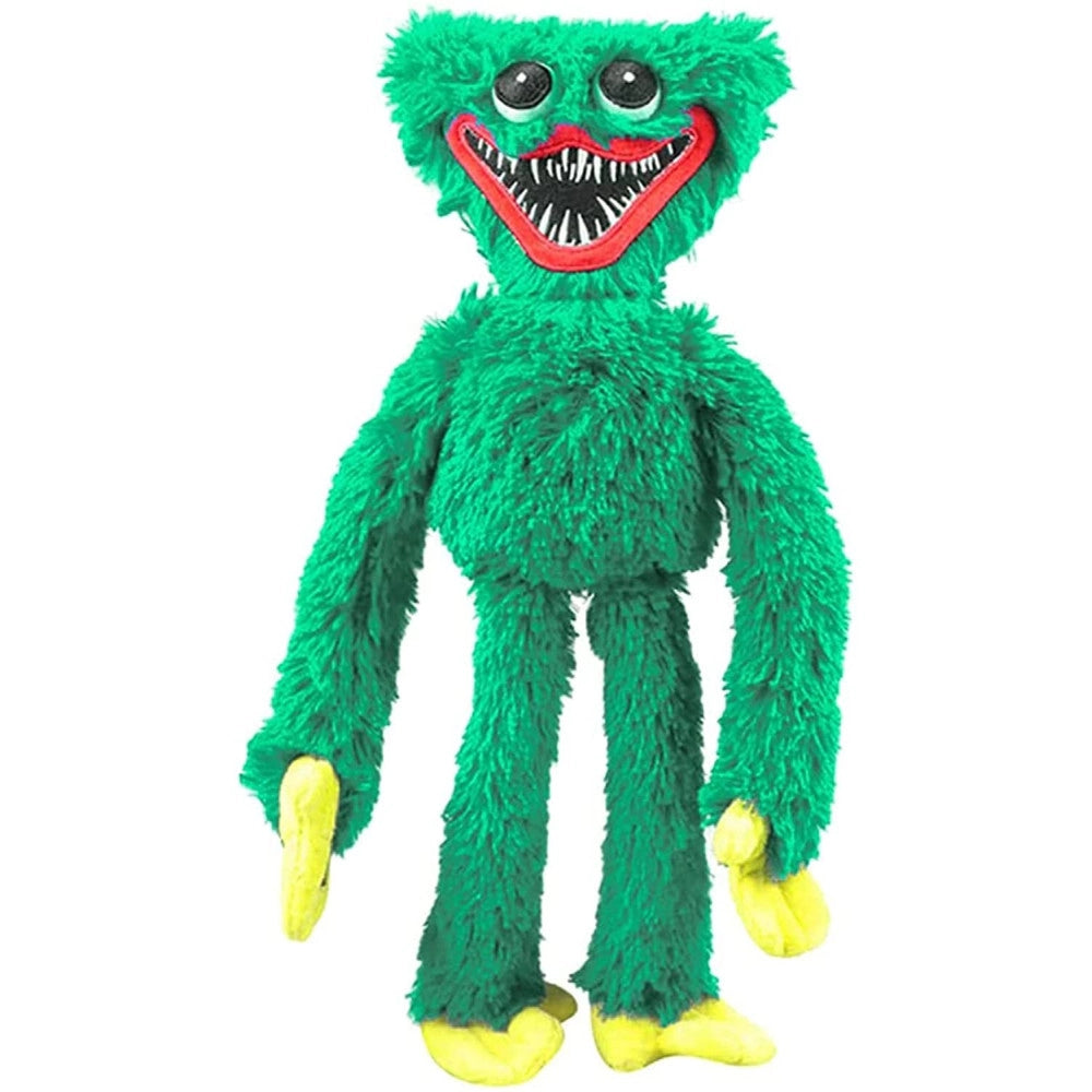 Trade Shop - Peluche Pupazzo Morbido Poppy Playtime Huggy Wuggy Plush Doll Gioco Verde 40cm -