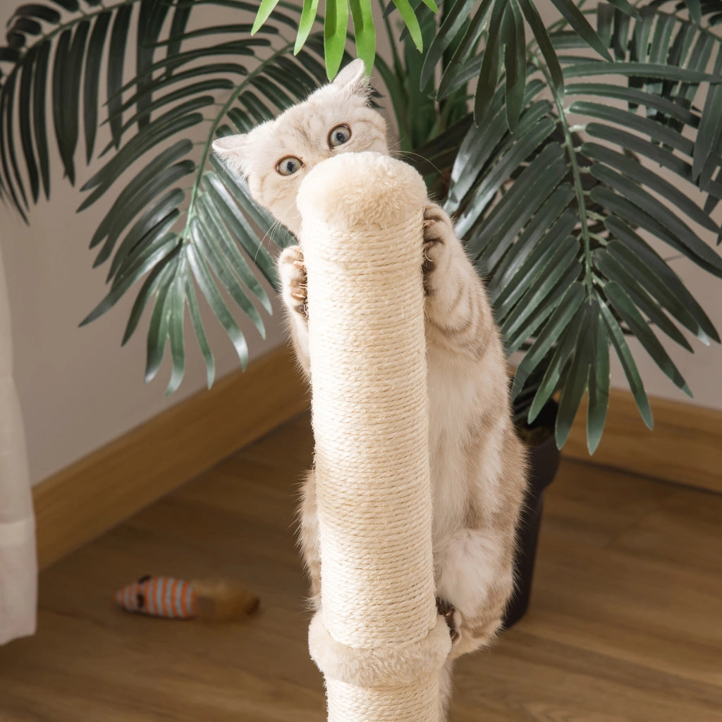 Tiragraffi per Gatti con Palo in Sisal ¨C Xylo ¨C Beige 60 cm