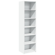 Buffet credenza cassettiera mobile contenitore organizer cucina soggiorno salotto alto 50 x 41 x 185 cm legno composito bianco 02_0032459
