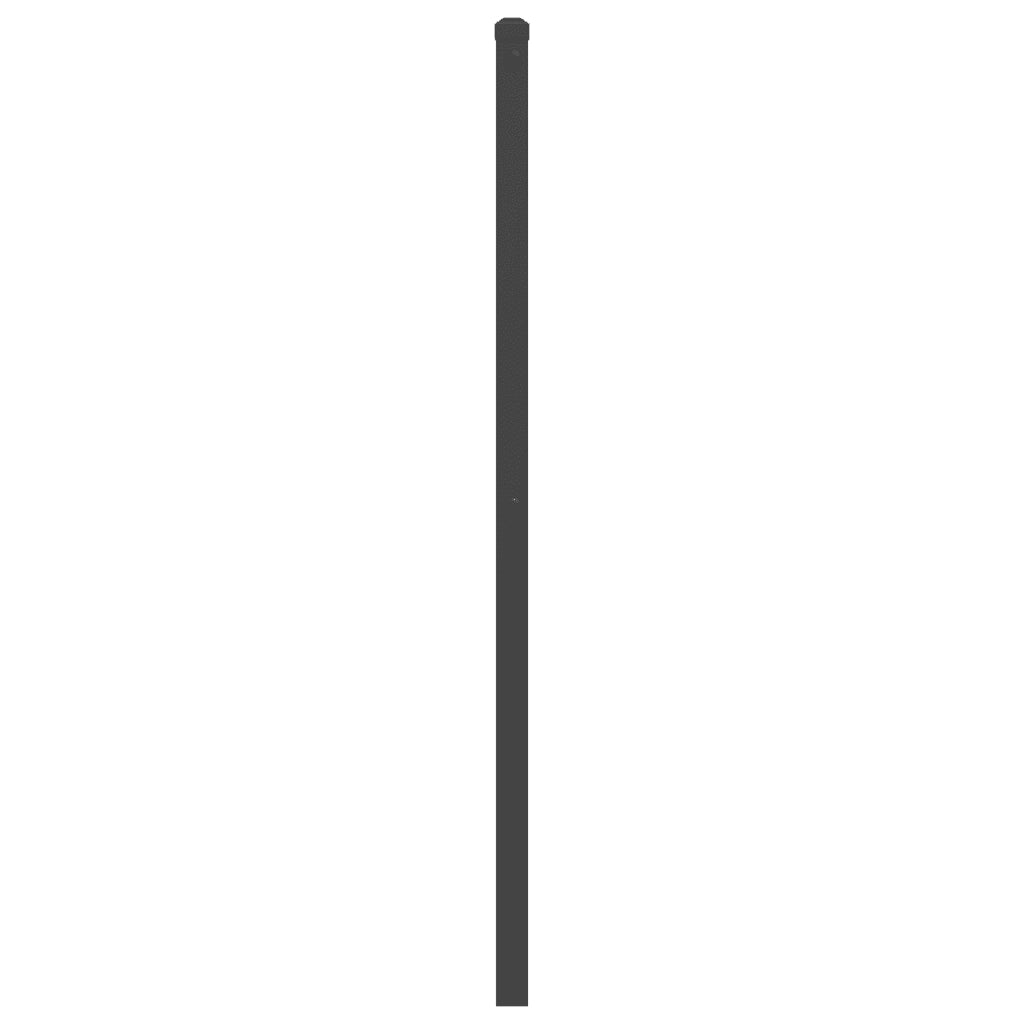 Testiera di Ricambio in Metallo Nero 200 cm 355599