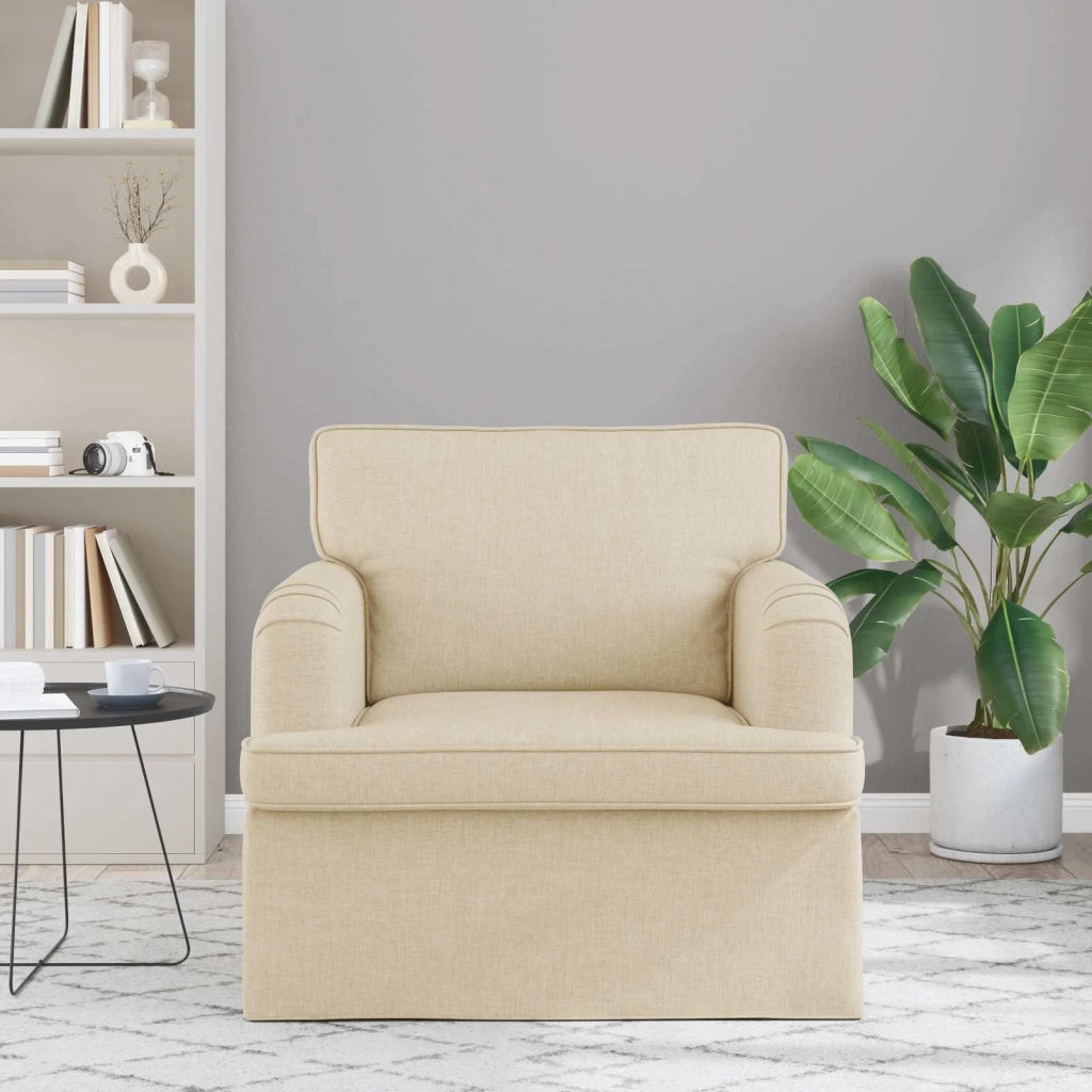 Divano Crema 84 x 80 x 85 cm Tessuto 42024481